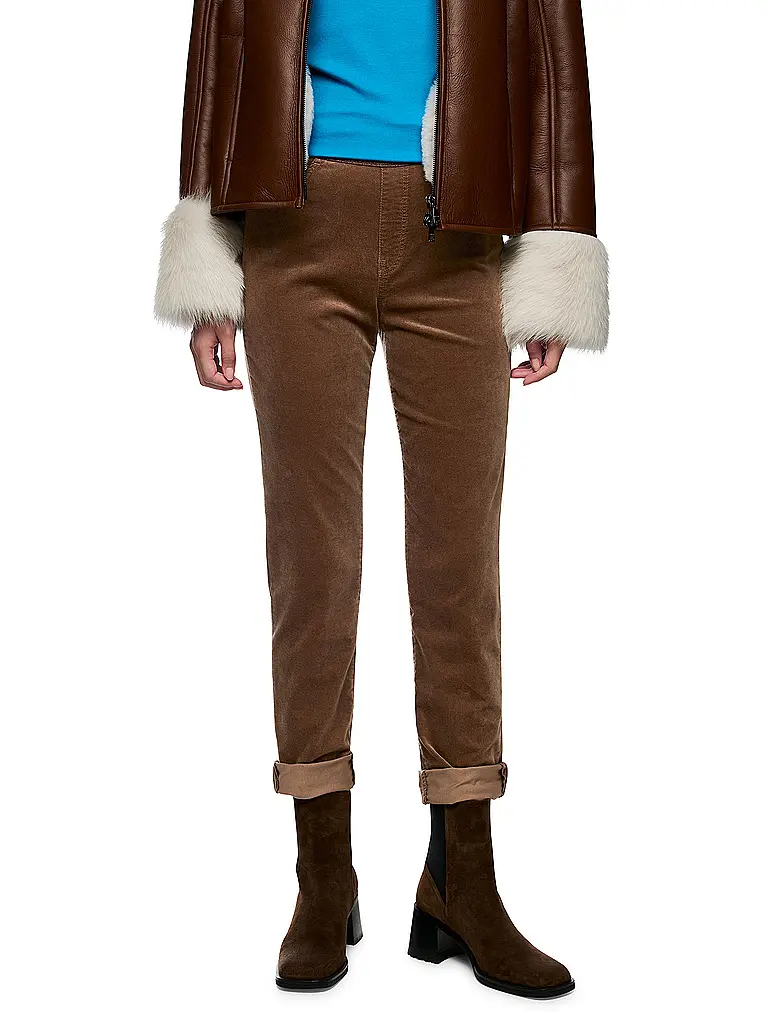 MARC CAIN | Pantalon de tailleur SIENA | Marron