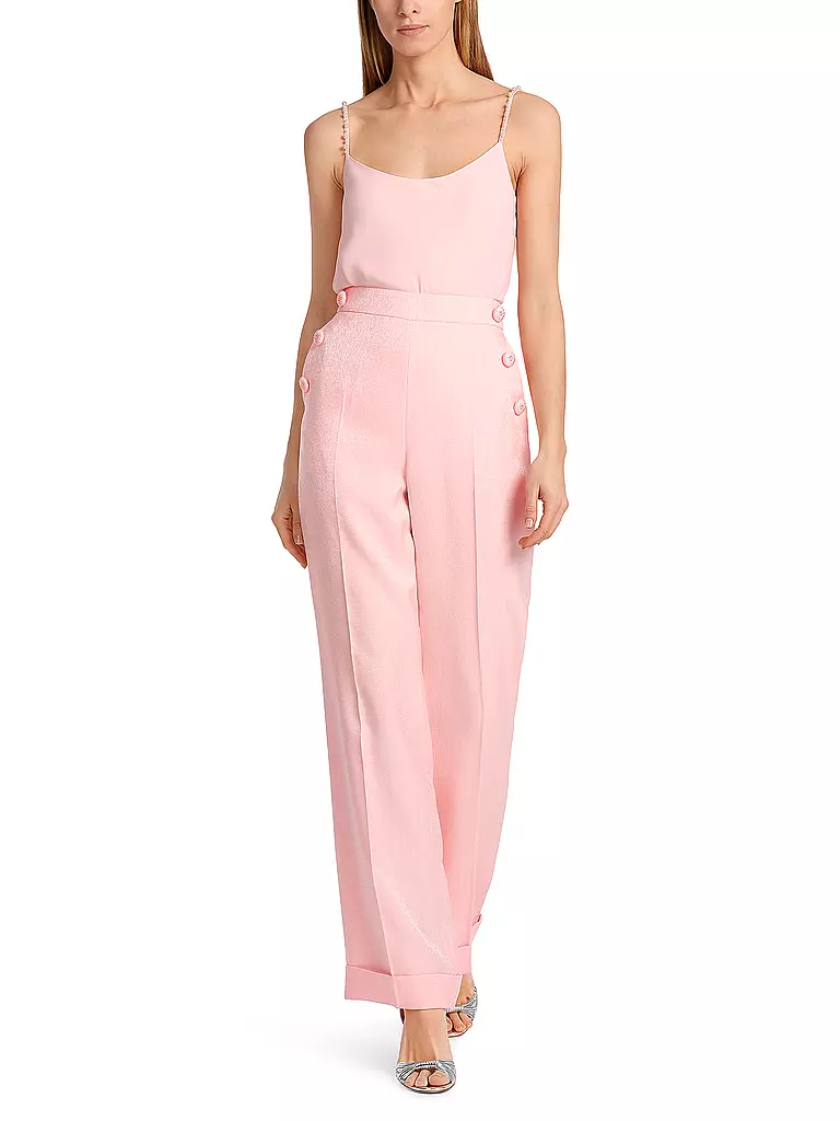 MARC CAIN | Pantalon de tailleur WHEATEN coupe large | Rose