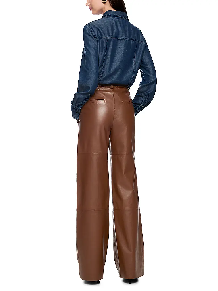 MARC CAIN | Pantalon en cuir WARRI | 