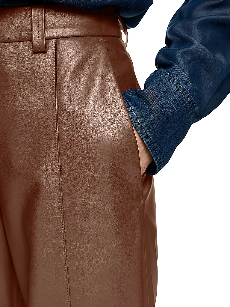 MARC CAIN | Pantalon en cuir WARRI | 