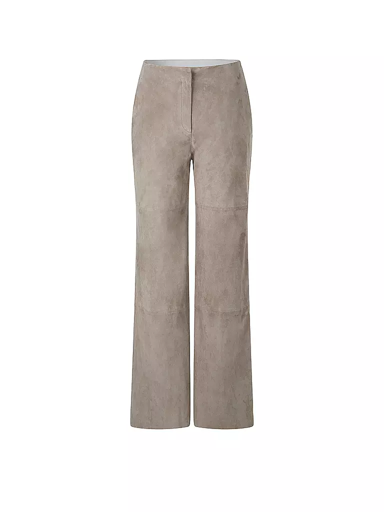 MARC CAIN | Pantalon en cuir | olive