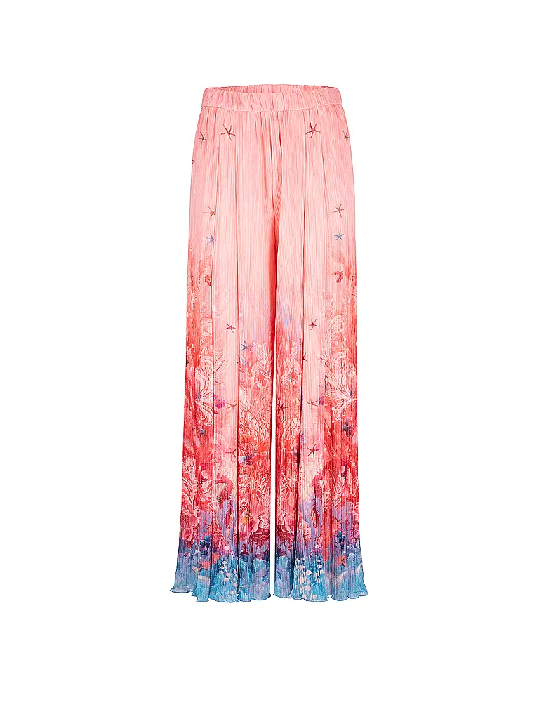 MARC CAIN | Pantalon taille haute WINNIPEG coupe large | rosa