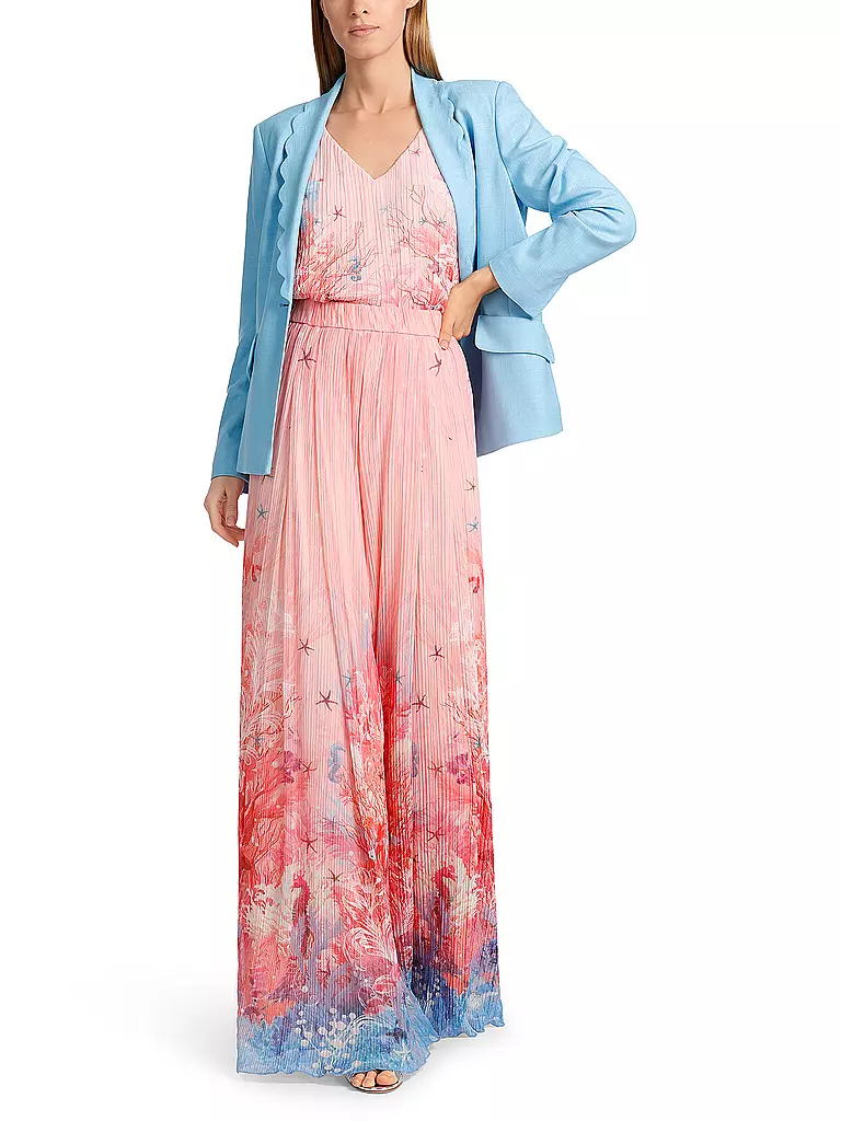 MARC CAIN | Pantalon taille haute WINNIPEG coupe large | rosa
