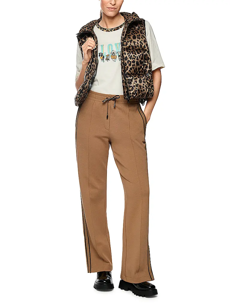 MARC CAIN | Pantalon Wide Leg WASHINGTON | Marron clair