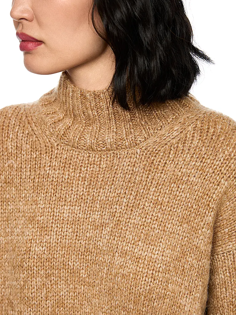 MARC CAIN | Pull à col roulé | beige