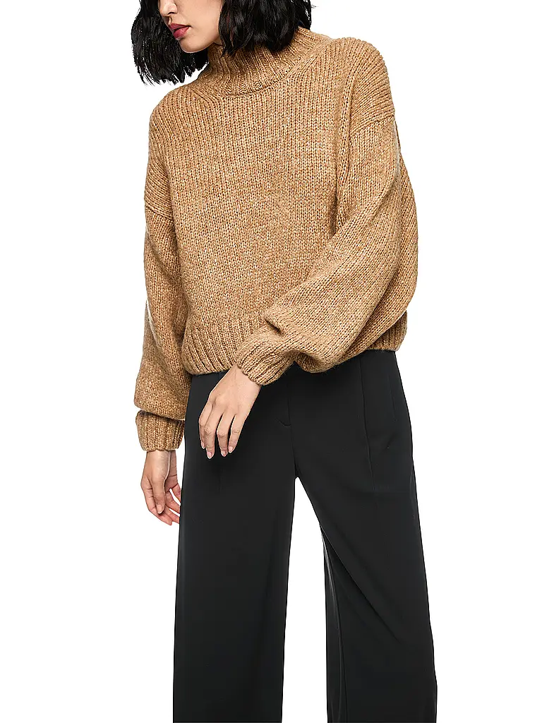 MARC CAIN | Pull à col roulé | beige