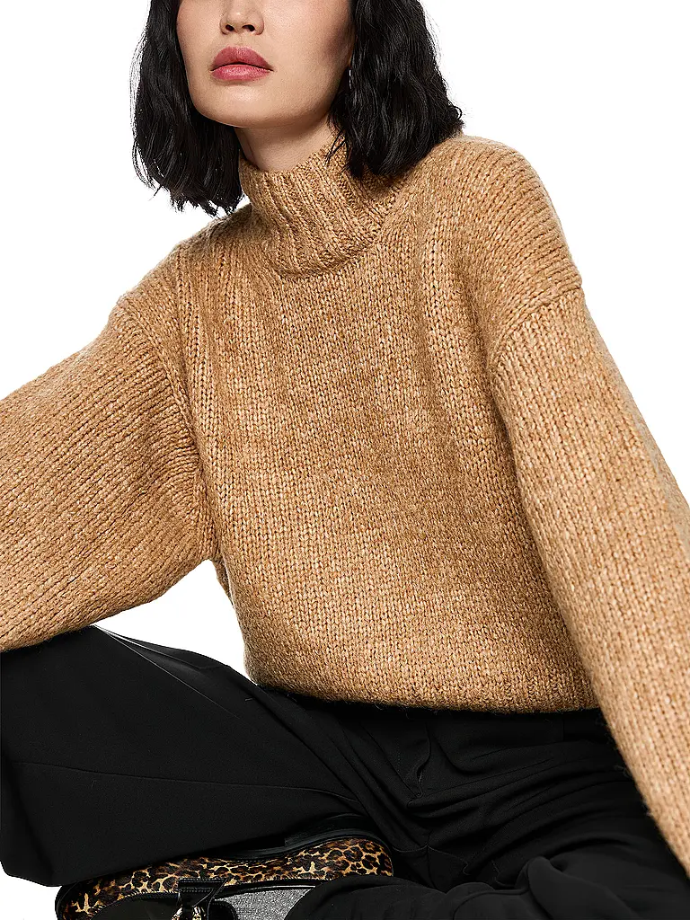 MARC CAIN | Pull à col roulé | beige