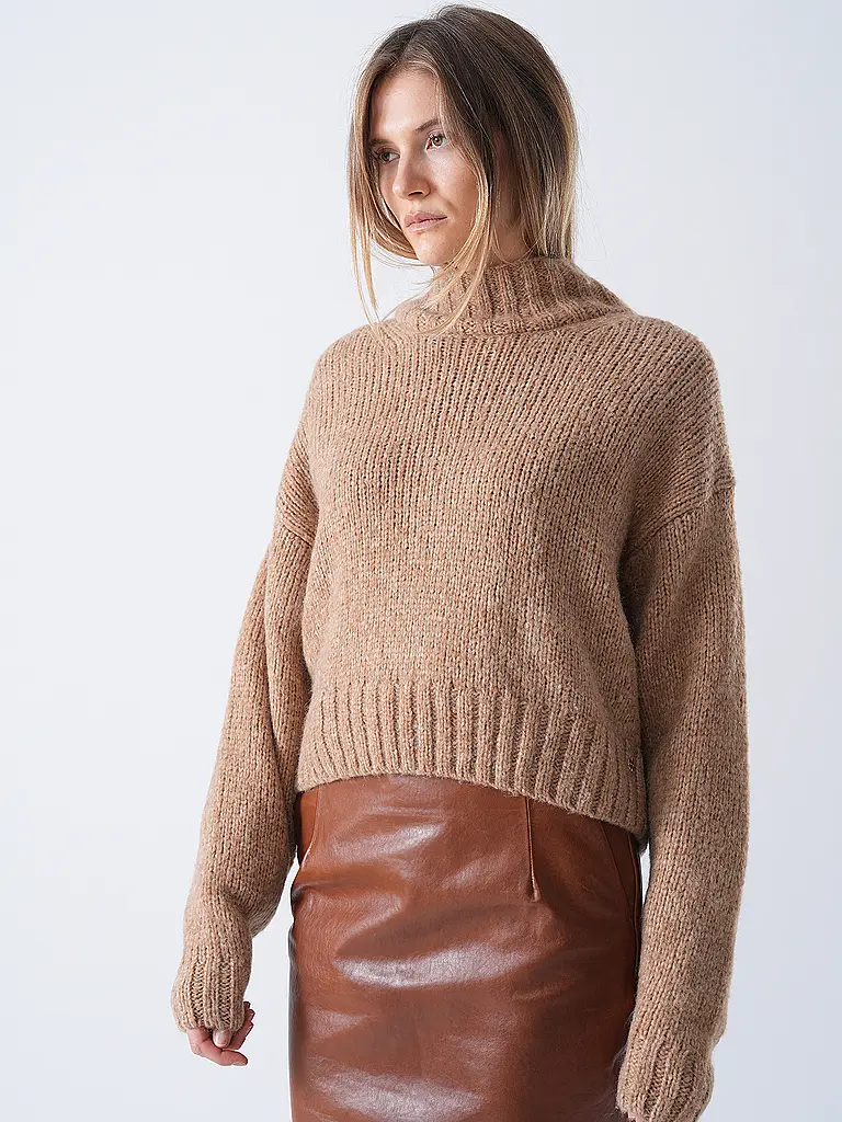 MARC CAIN | Pull à col roulé | beige