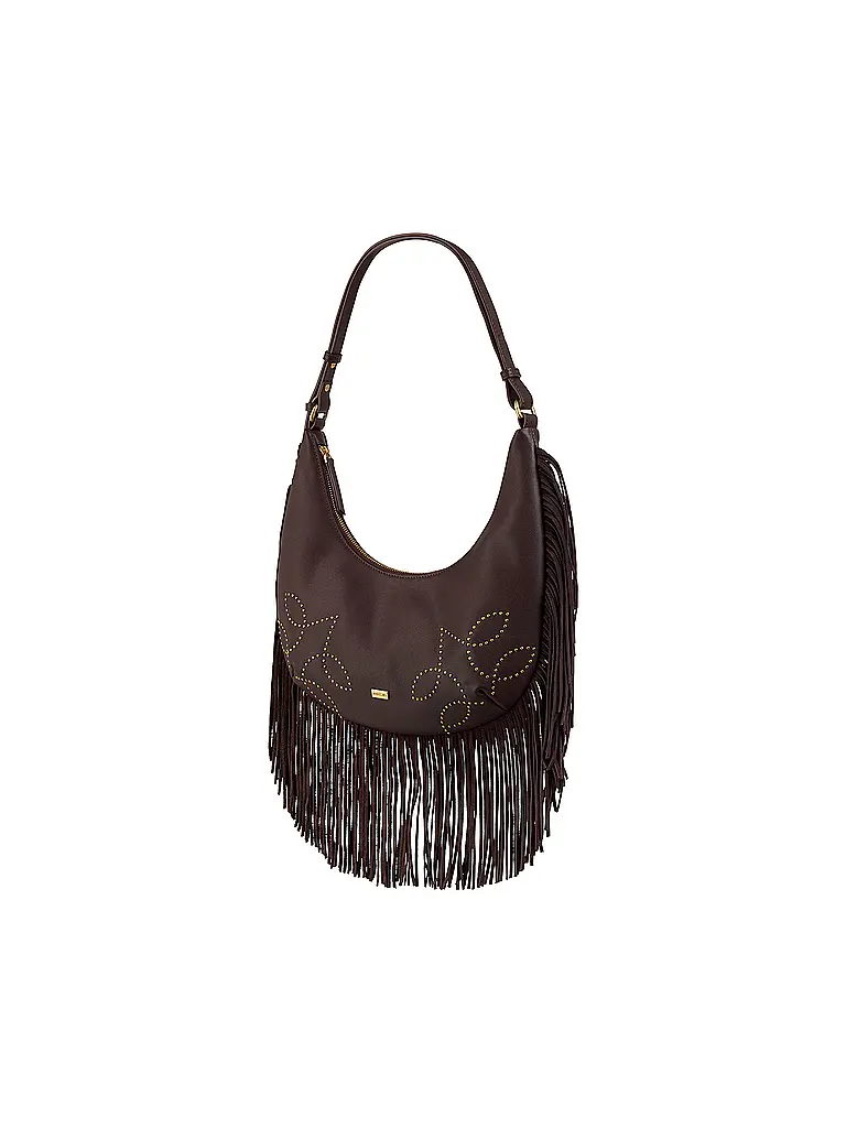 MARC CAIN | Sac en cuir - Sac Hobo | Marron