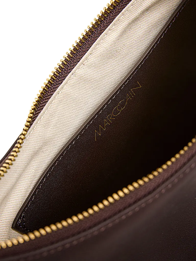 MARC CAIN | Sac en cuir - Sac Hobo | Marron