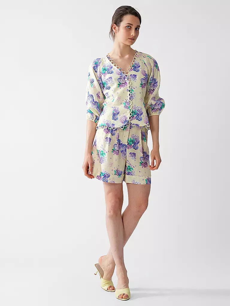 MARC CAIN | Short en lin | Crème