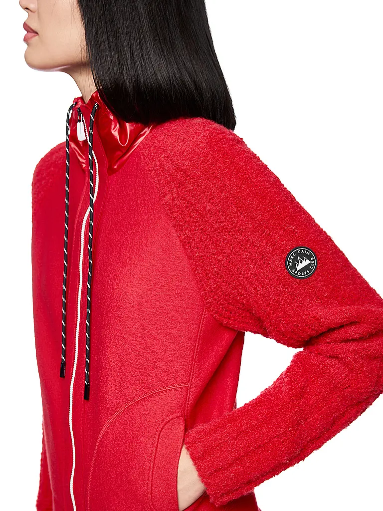 MARC CAIN | Strickjacke  | Rouge foncé
