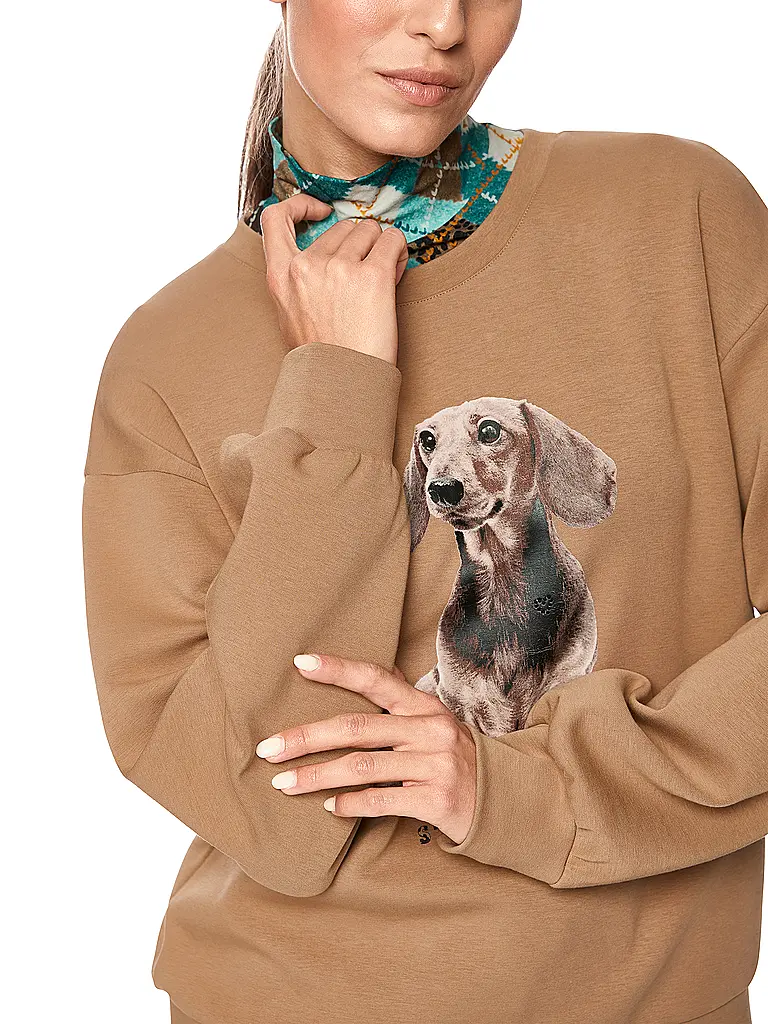 MARC CAIN | Sweat-shirt | hellbraun