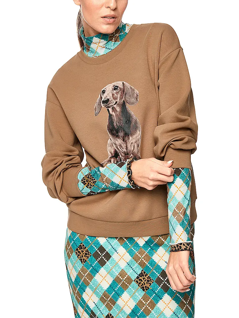 MARC CAIN | Sweat-shirt | hellbraun