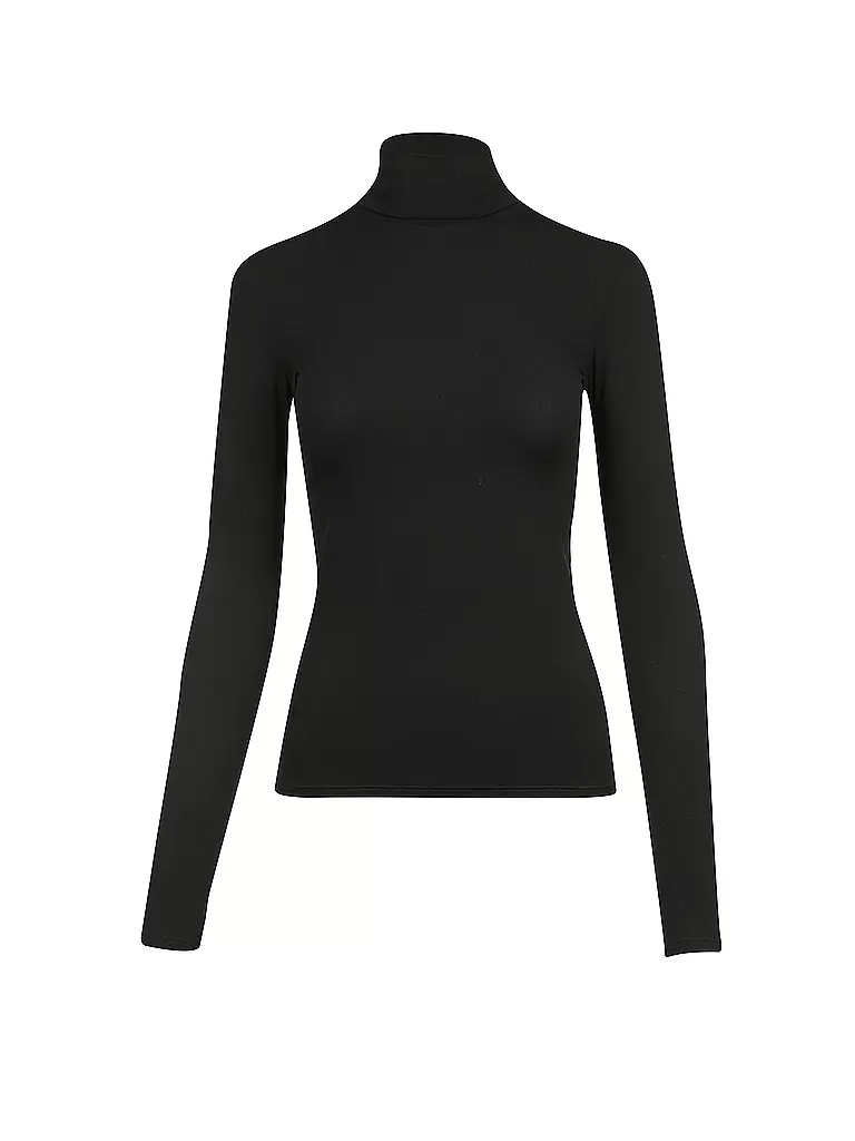 MARC CAIN | T-shirt à col roulé | schwarz