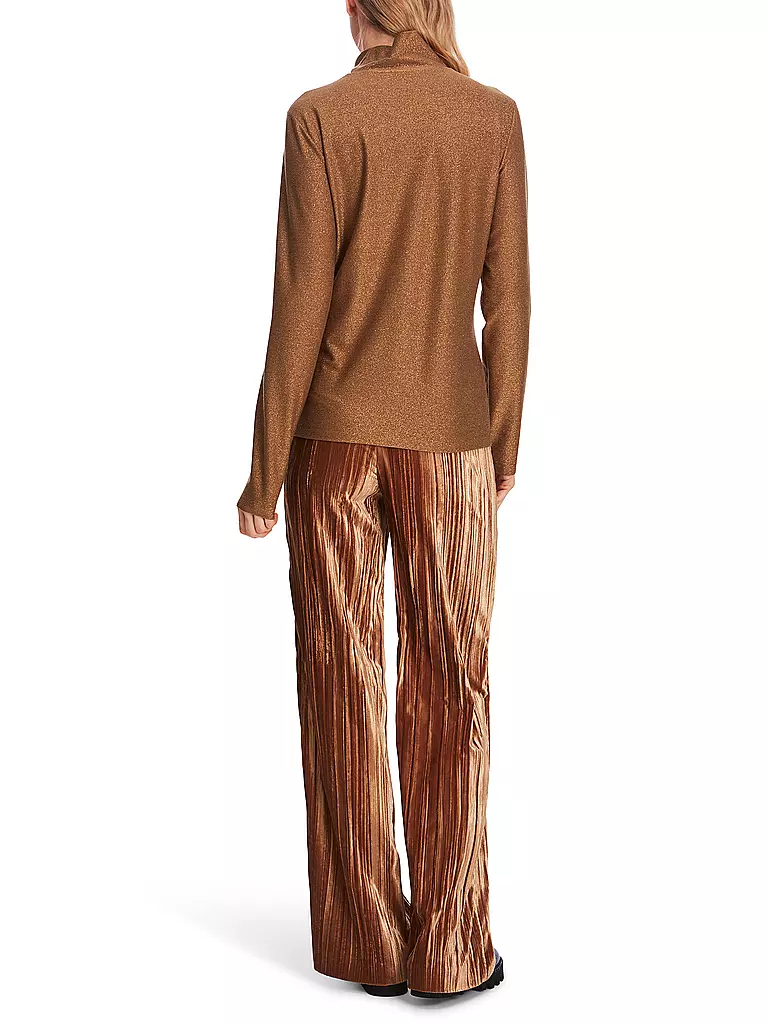 MARC CAIN | T-shirt à col roulé | Marron