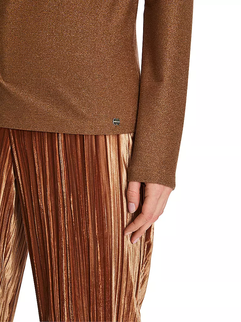 MARC CAIN | T-shirt à col roulé | Marron