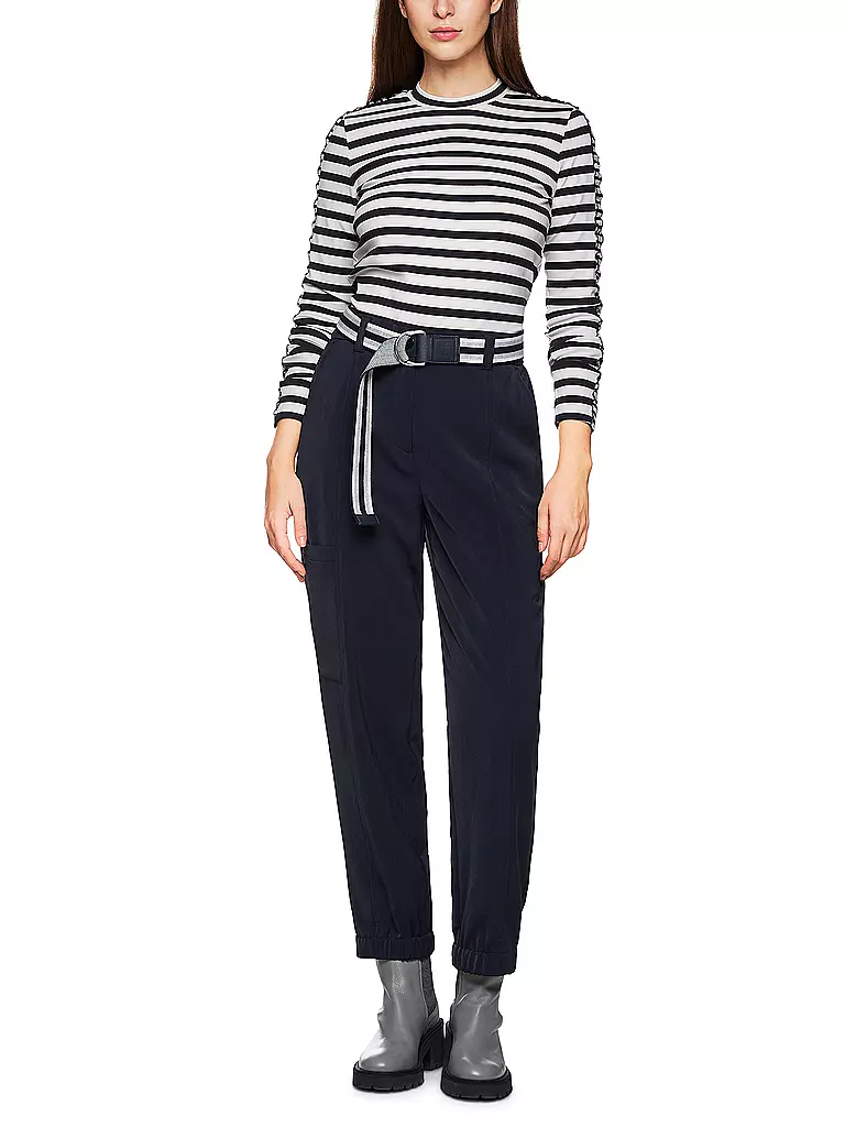 MARC CAIN | T-shirt à manches longues | Bleu foncé