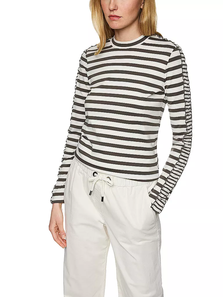 MARC CAIN | T-shirt à manches longues | Olive
