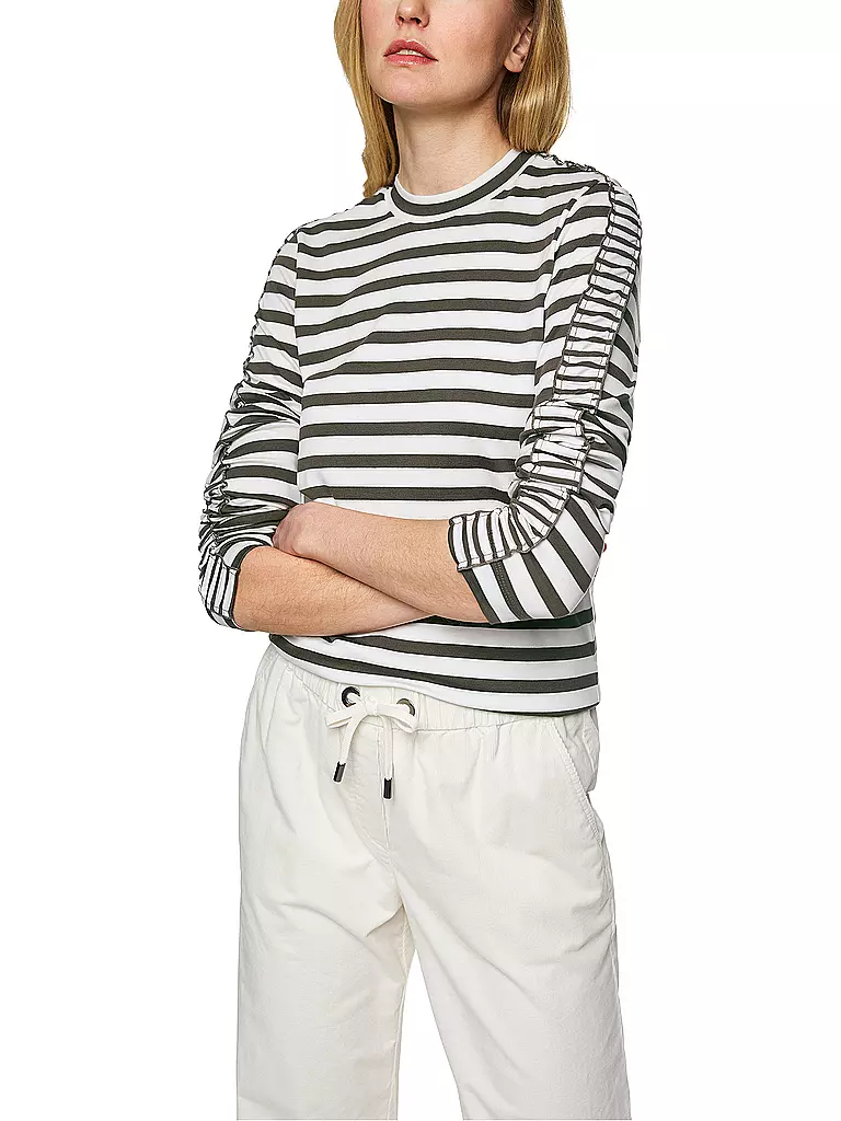 MARC CAIN | T-shirt à manches longues | Olive