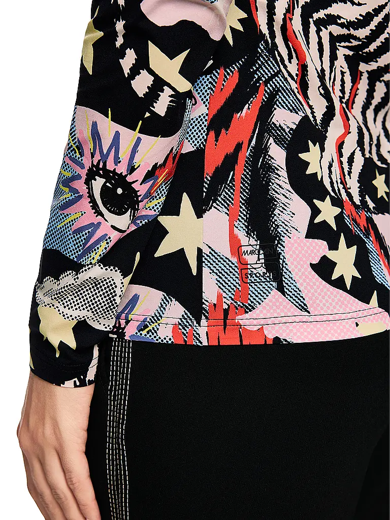 MARC CAIN | T-shirt à manches longues | Noir