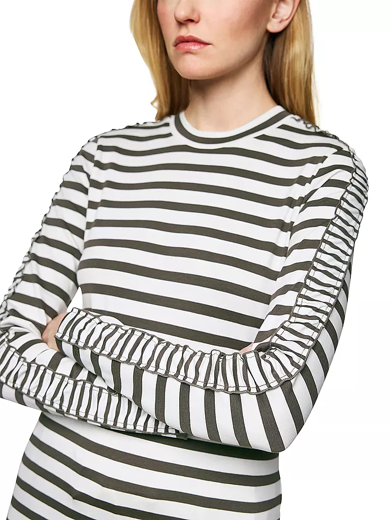 MARC CAIN | T-shirt à manches longues | Olive