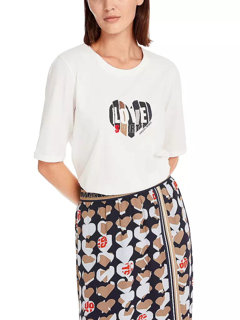 MARC CAIN | T-Shirt  | Blanc