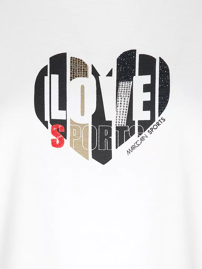 MARC CAIN | T-Shirt  | Blanc