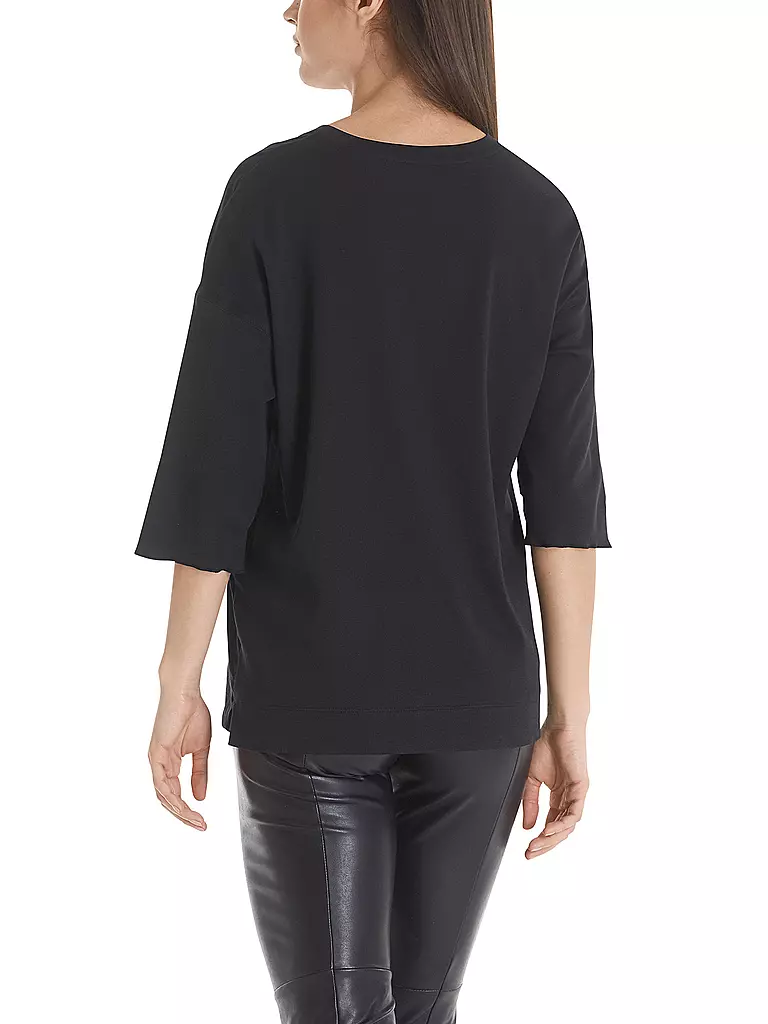 MARC CAIN | T-shirt blouse | Bleu foncé