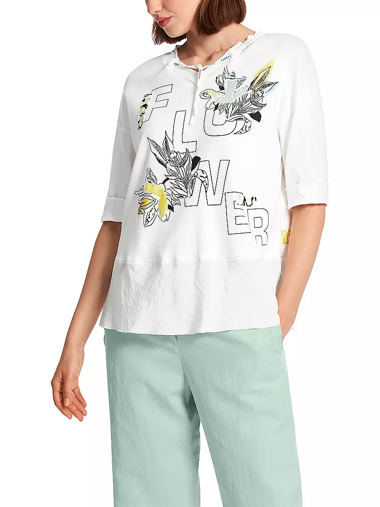 MARC CAIN | T-shirt blouse | Crème