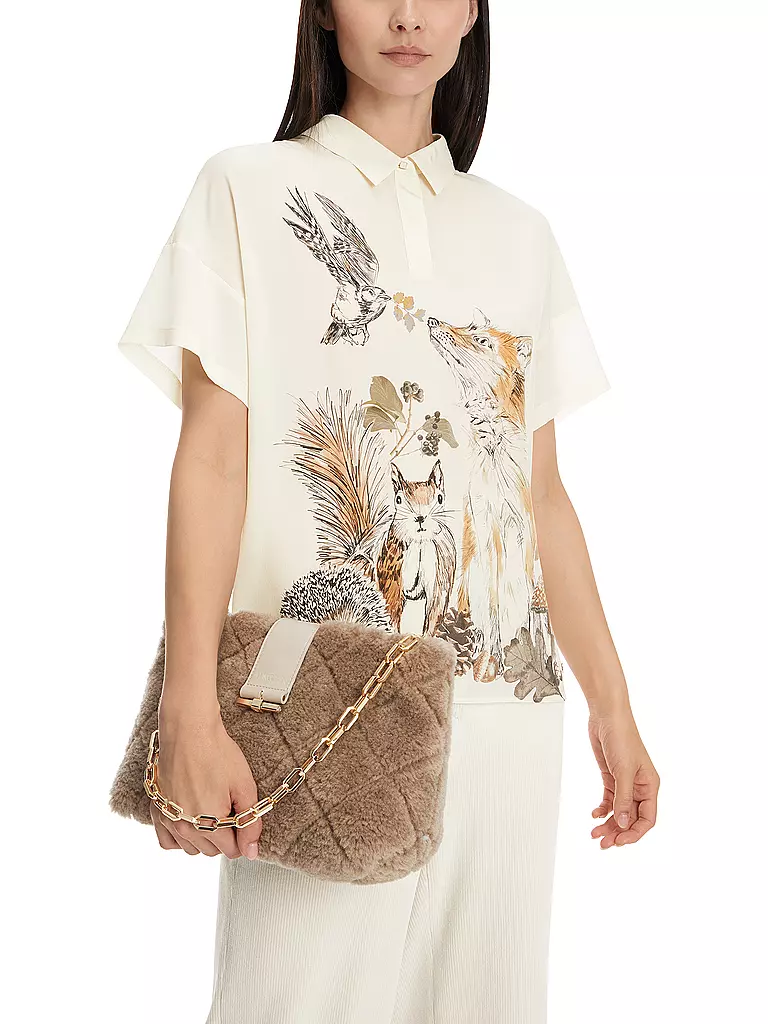 MARC CAIN | T-shirt blouse | Gris