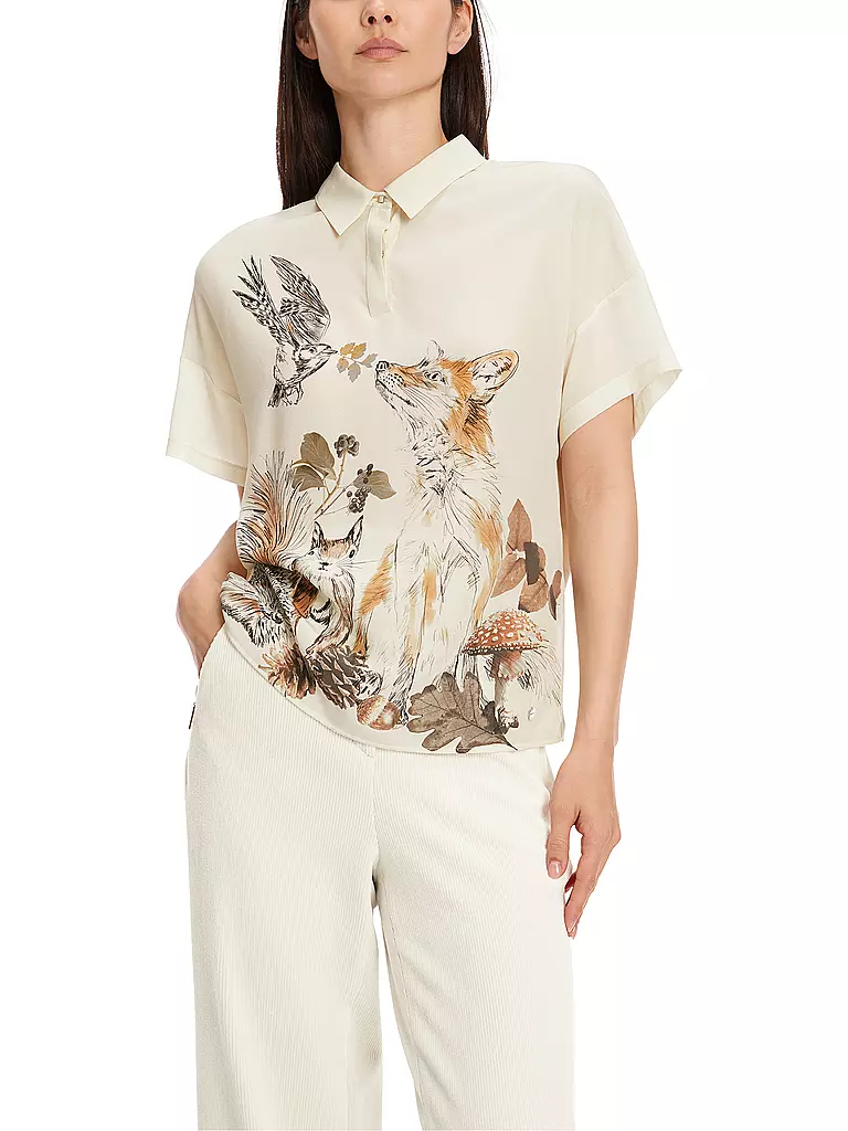 MARC CAIN | T-shirt blouse | Gris