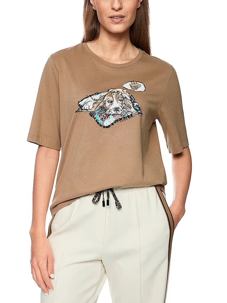 MARC CAIN | T-shirt | Marron clair