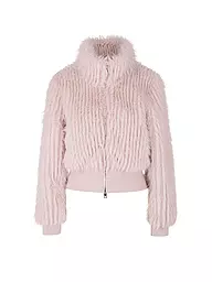 MARC CAIN | Veste aspect fourrure | Gris clair