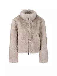MARC CAIN | Veste aspect fourrure | Gris clair