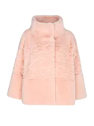 MARC CAIN | Veste aspect fourrure | Rose