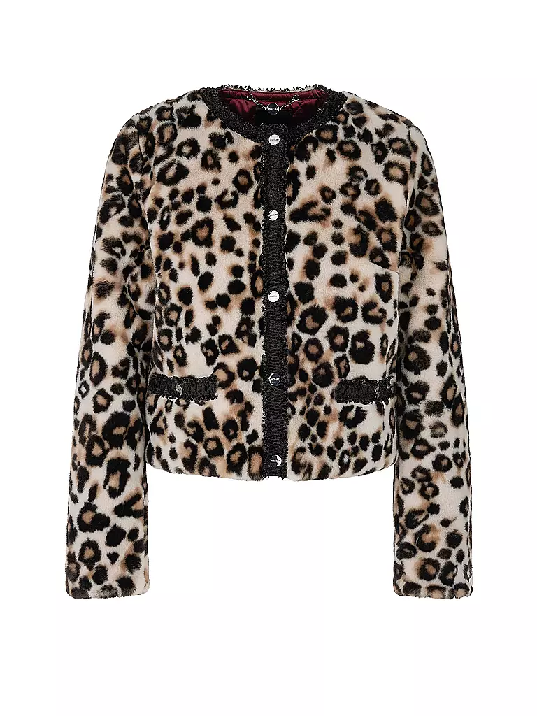 MARC CAIN | Veste aspect fourrure | hellbraun