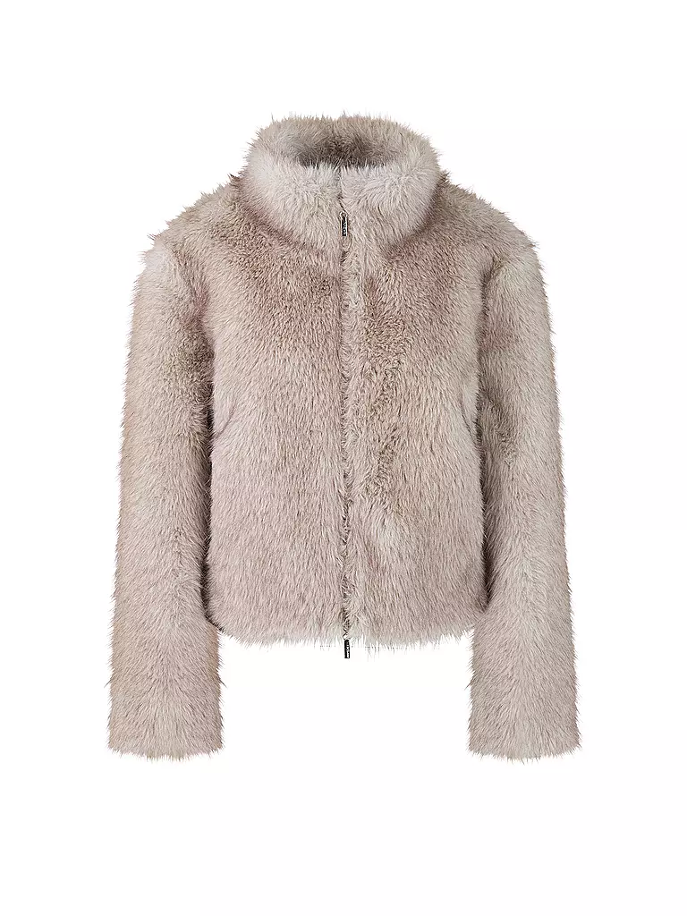 MARC CAIN | Veste aspect fourrure | hellgrau