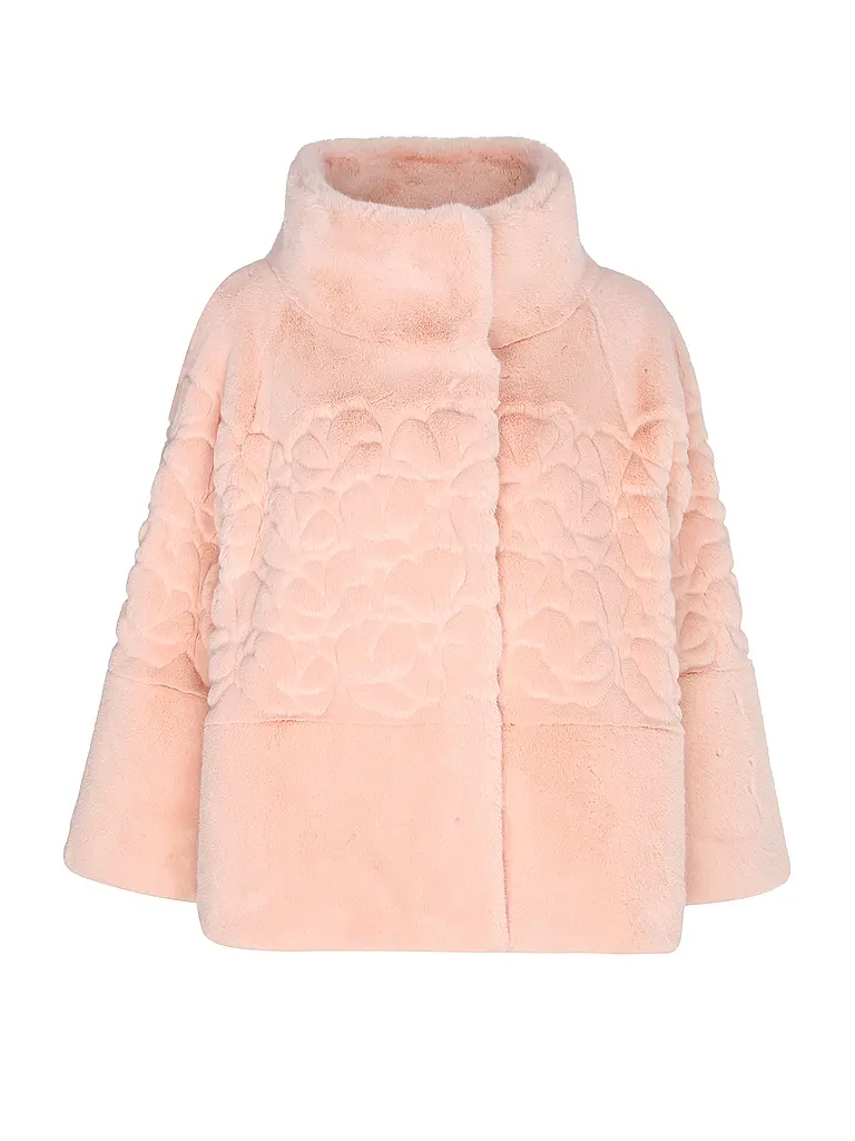 MARC CAIN | Veste aspect fourrure | rosa