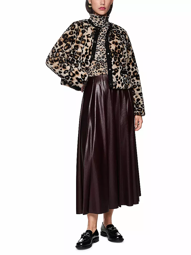 MARC CAIN | Veste aspect fourrure | hellbraun