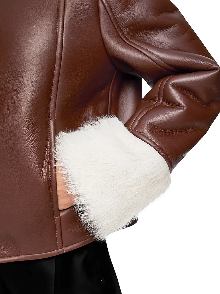 MARC CAIN | Veste en cuir | 