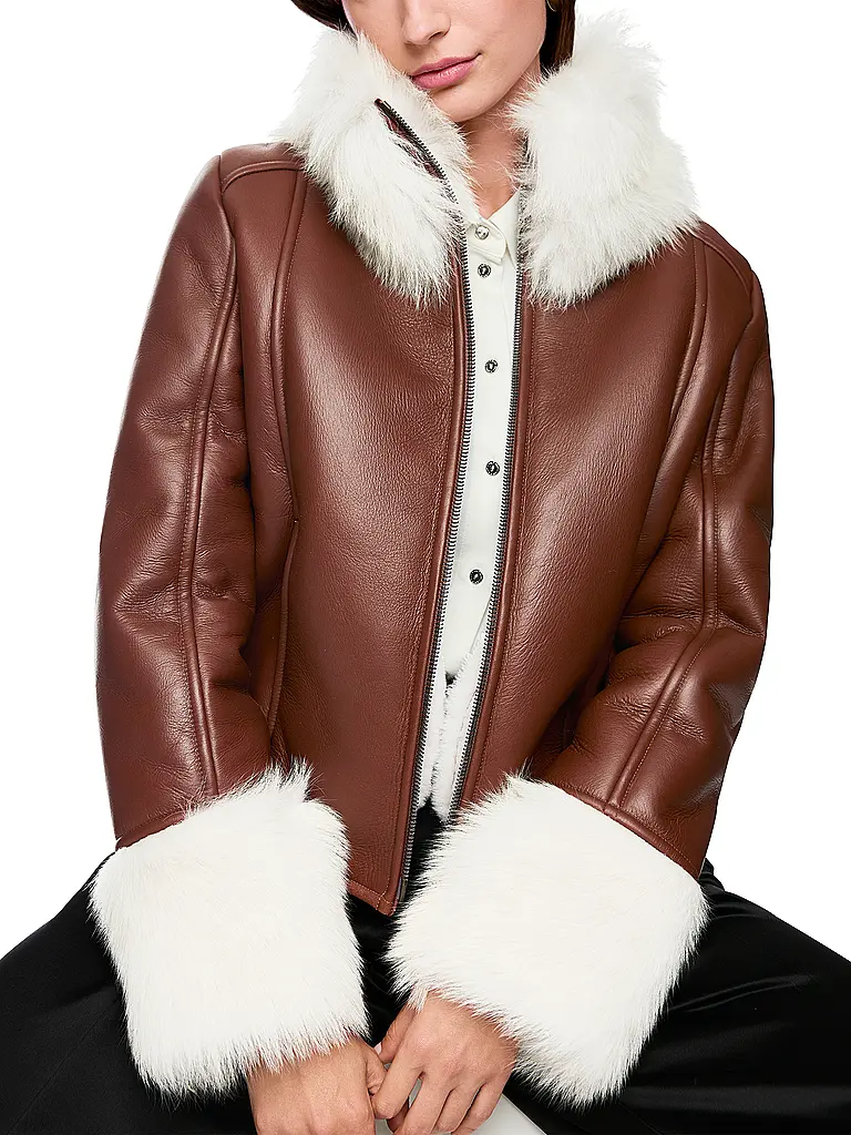 MARC CAIN | Veste en cuir | 