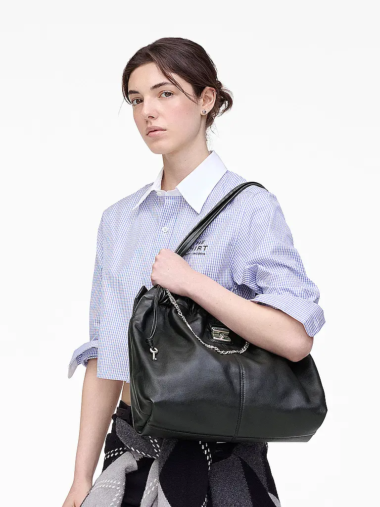 MARC JACOBS | Ledertasche -  Shopper THE TOTE | schwarz
