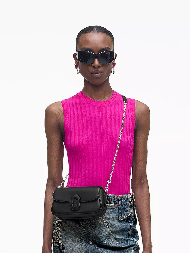MARC JACOBS | Ledertasche - Mini Bag THE CLOVER SHOULDERBAG | Noir