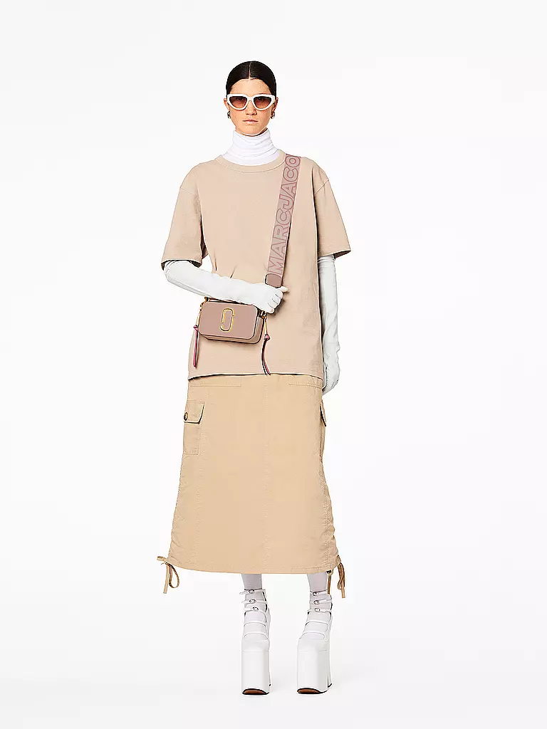 MARC JACOBS | Ledertasche - Mini Bag THE COLORBLOCK SNAPSHOT | Rose