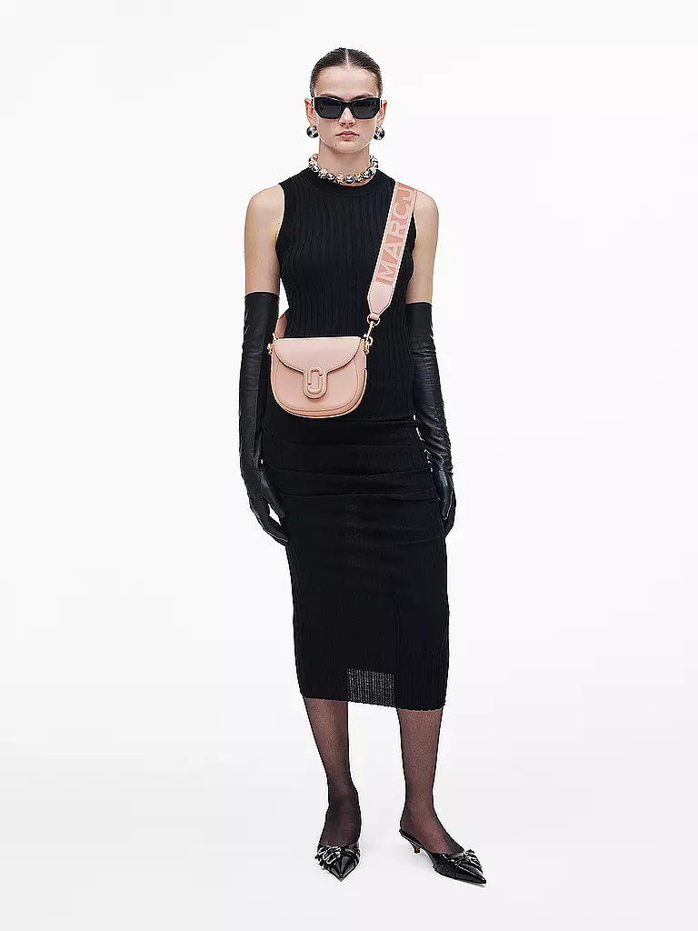 MARC JACOBS | Ledertasche - Mini Bag THE SMALL SADDLE BAG | Rose
