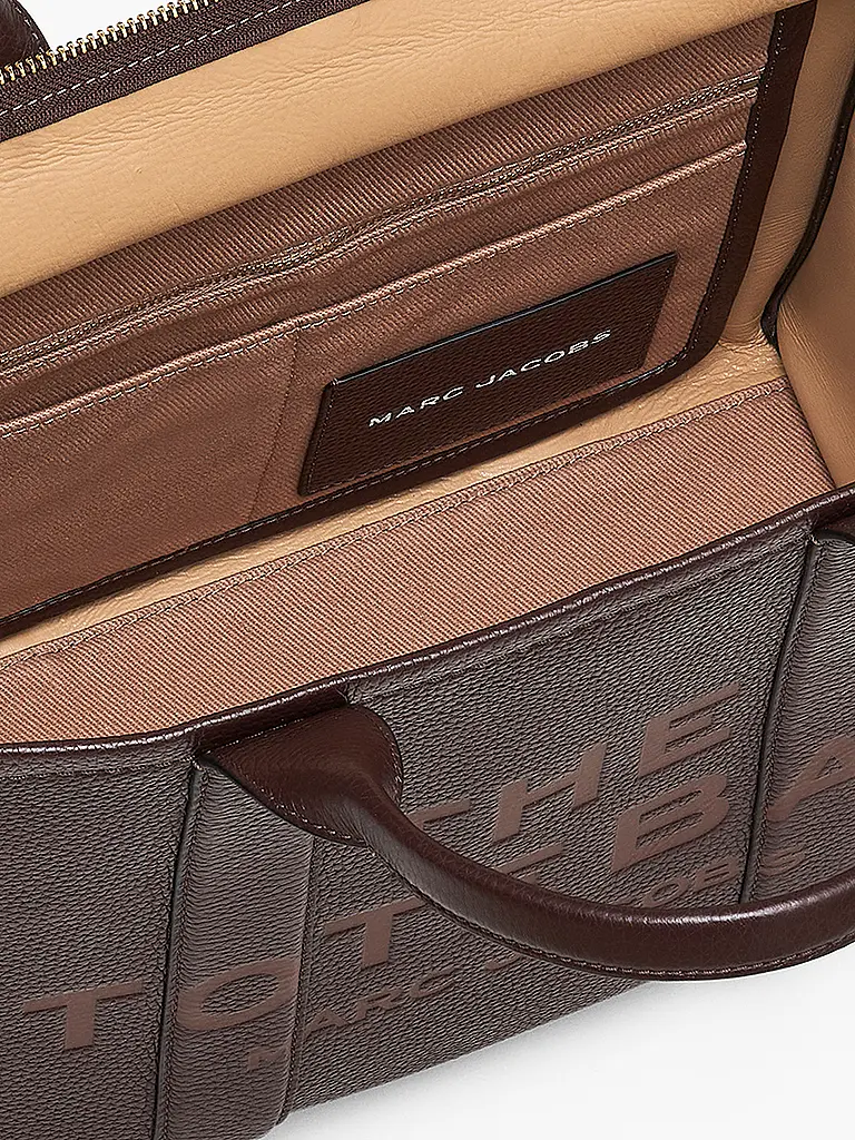 MARC JACOBS | Ledertasche - Tote Bag THE MEDIUM TOTE LEATHER | braun
