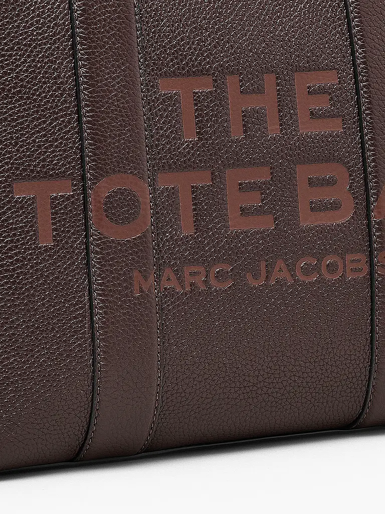 MARC JACOBS | Ledertasche - Tote Bag THE MEDIUM TOTE LEATHER | braun