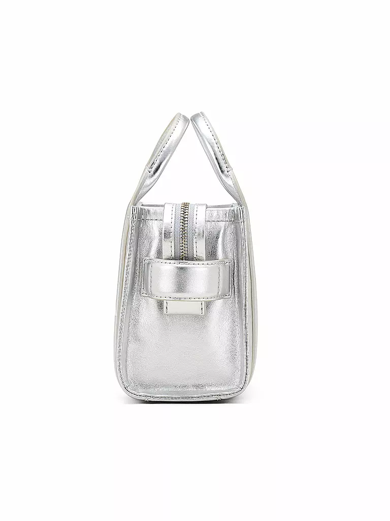 MARC JACOBS | Ledertasche - Tote Bag THE MINI TOTE | Argent