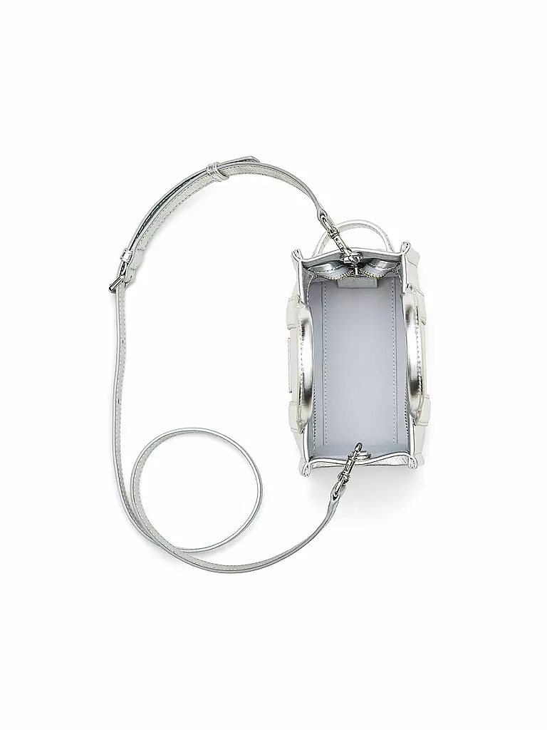 MARC JACOBS | Ledertasche - Tote Bag THE MINI TOTE | Argent